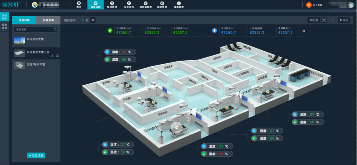能迪科技為醫(yī)院客戶提供能源與設(shè)備運(yùn)維維護(hù)解決方案